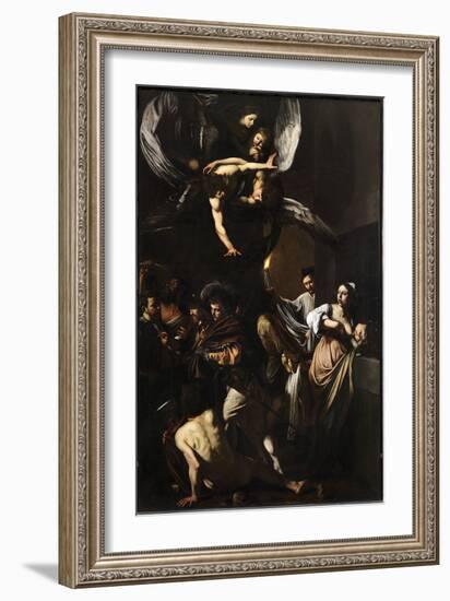 Seven Works of Mercy-Caravaggio-Framed Giclee Print