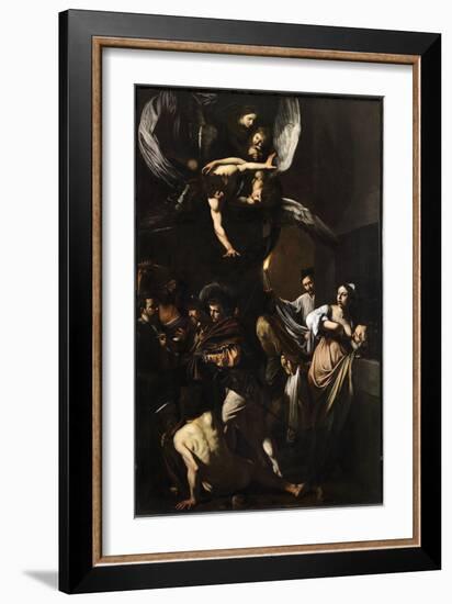 Seven Works of Mercy-Caravaggio-Framed Giclee Print