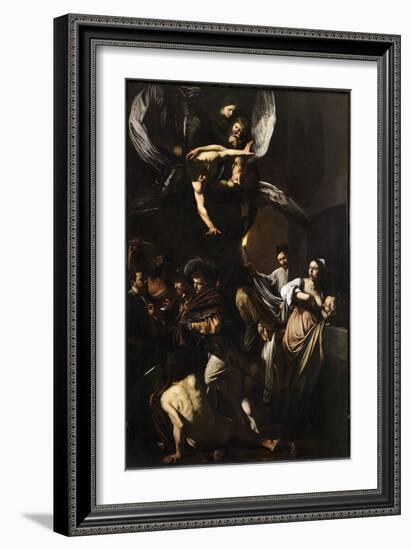 Seven Works of Mercy-Caravaggio-Framed Giclee Print