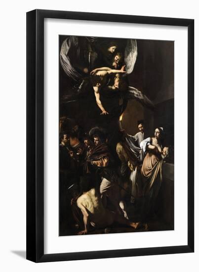 Seven Works of Mercy-Caravaggio-Framed Art Print