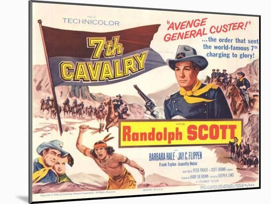Seventh Cavalry, 1956-null-Mounted Art Print