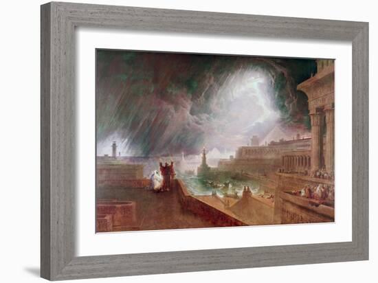 Seventh Plague of Egypt-John Martin-Framed Giclee Print