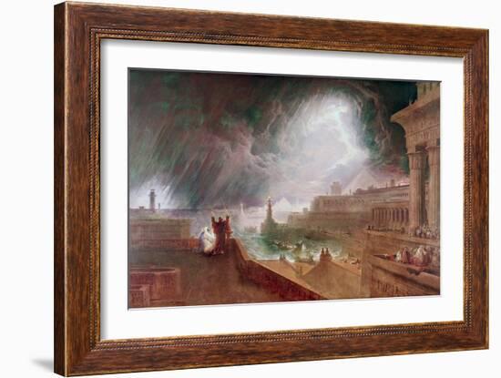 Seventh Plague of Egypt-John Martin-Framed Giclee Print