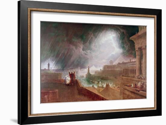 Seventh Plague of Egypt-John Martin-Framed Giclee Print