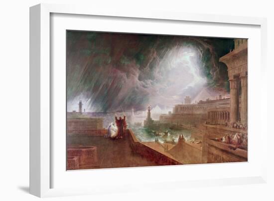 Seventh Plague of Egypt-John Martin-Framed Giclee Print