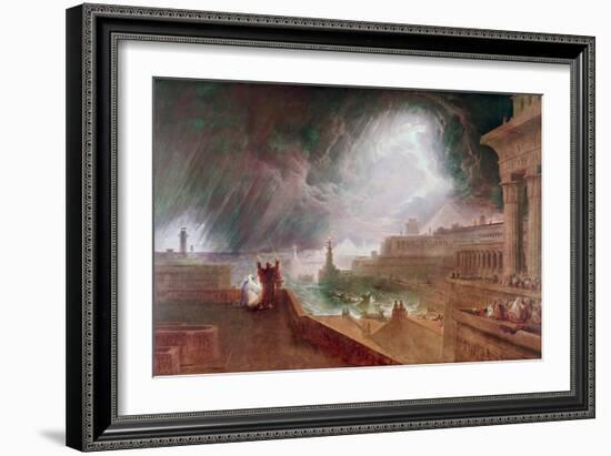 Seventh Plague of Egypt-John Martin-Framed Giclee Print