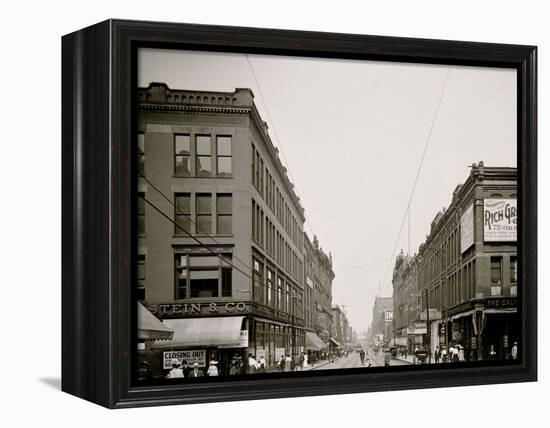 Seventh Street, St. Paul, Minn.-null-Framed Stretched Canvas