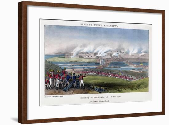 Seventy-Third Regiment, Storming of Seringapatam, India, 4th May 1799-Madeley-Framed Giclee Print