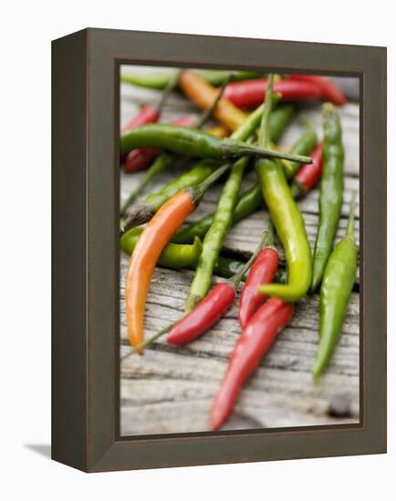 Several Chili Peppers-Winfried Heinze-Framed Premier Image Canvas