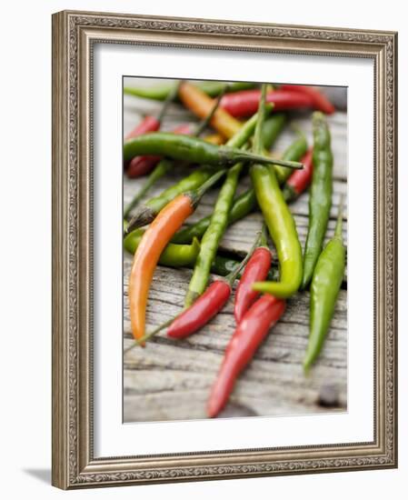 Several Chili Peppers-Winfried Heinze-Framed Photographic Print