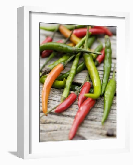 Several Chili Peppers-Winfried Heinze-Framed Photographic Print