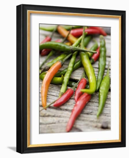 Several Chili Peppers-Winfried Heinze-Framed Photographic Print