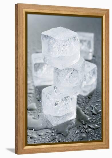 Several Ice Cubes-Kröger and Gross-Framed Premier Image Canvas