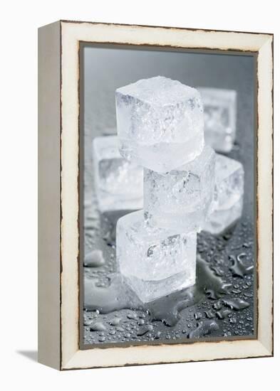 Several Ice Cubes-Kröger and Gross-Framed Premier Image Canvas