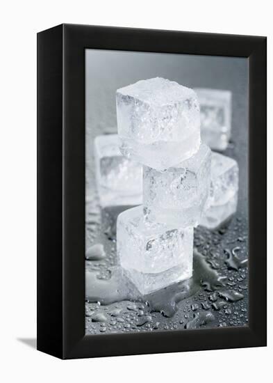 Several Ice Cubes-Kröger and Gross-Framed Premier Image Canvas
