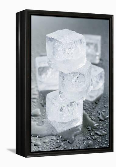 Several Ice Cubes-Kröger and Gross-Framed Premier Image Canvas