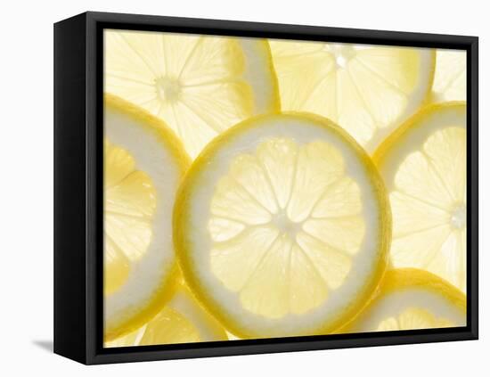 Several Lemon Slices-null-Framed Premier Image Canvas