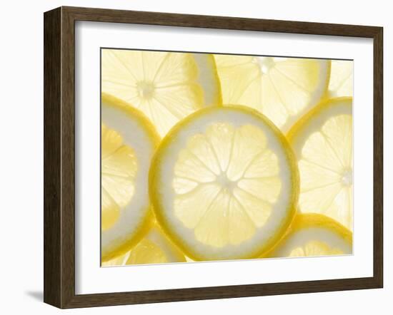 Several Lemon Slices-null-Framed Photographic Print