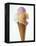 Several Scoops of Different Ice Cream in One Cone-Stefan Oberschelp-Framed Premier Image Canvas