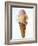 Several Scoops of Different Ice Cream in One Cone-Stefan Oberschelp-Framed Photographic Print