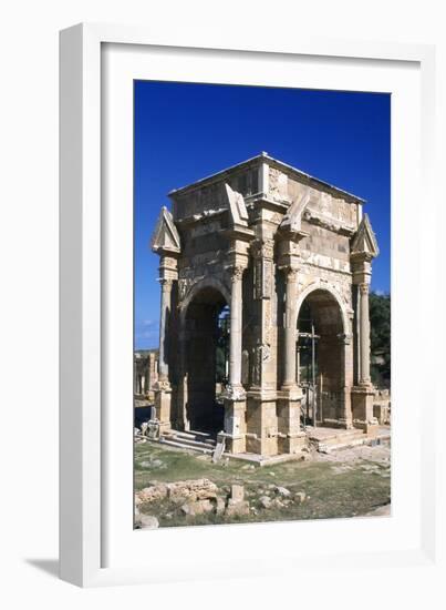 Severan Arch, Leptis Magna, Libya, C203 Ad-Vivienne Sharp-Framed Photographic Print