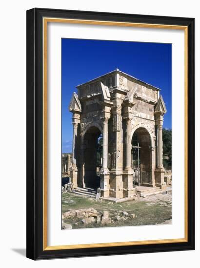 Severan Arch, Leptis Magna, Libya, C203 Ad-Vivienne Sharp-Framed Photographic Print