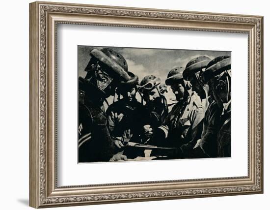 'Severe problems faced the tank crews', c1941 (1944)-Unknown-Framed Photographic Print