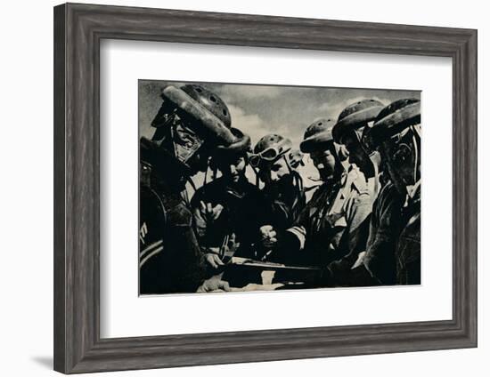 'Severe problems faced the tank crews', c1941 (1944)-Unknown-Framed Photographic Print