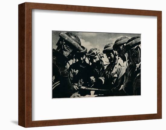 'Severe problems faced the tank crews', c1941 (1944)-Unknown-Framed Photographic Print