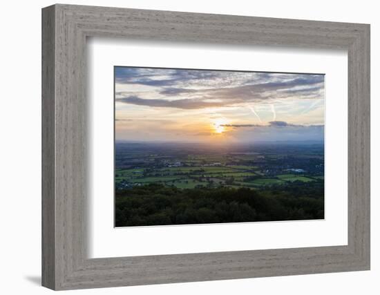 Severn Vale and Cleve Hill, Part of the Cotswold Hill, Cheltenham-Matthew Williams-Ellis-Framed Photographic Print