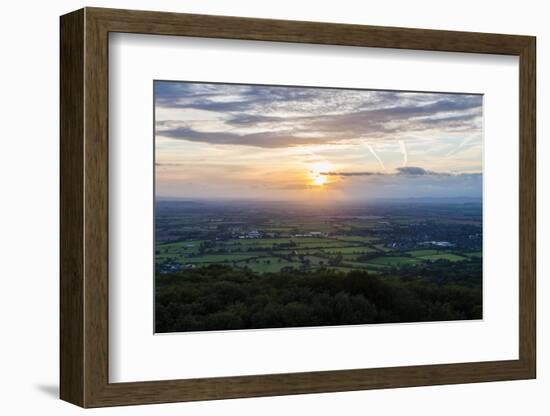 Severn Vale and Cleve Hill, Part of the Cotswold Hill, Cheltenham-Matthew Williams-Ellis-Framed Photographic Print