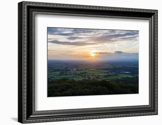 Severn Vale and Cleve Hill, Part of the Cotswold Hill, Cheltenham-Matthew Williams-Ellis-Framed Photographic Print