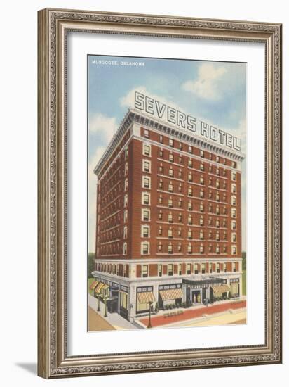 Severs Hotel, Muskogee-null-Framed Art Print