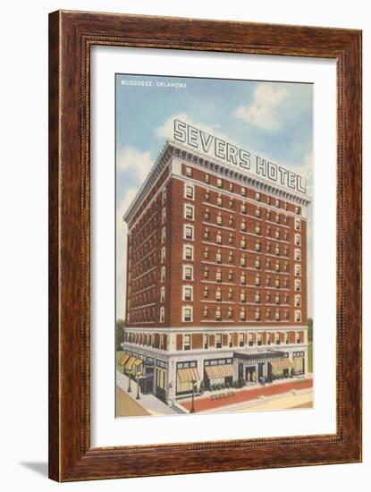 Severs Hotel, Muskogee-null-Framed Art Print