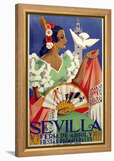 Sevilla 1922-null-Framed Premier Image Canvas