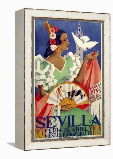 Sevilla 1922-null-Framed Premier Image Canvas
