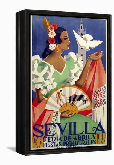 Sevilla 1922-null-Framed Premier Image Canvas