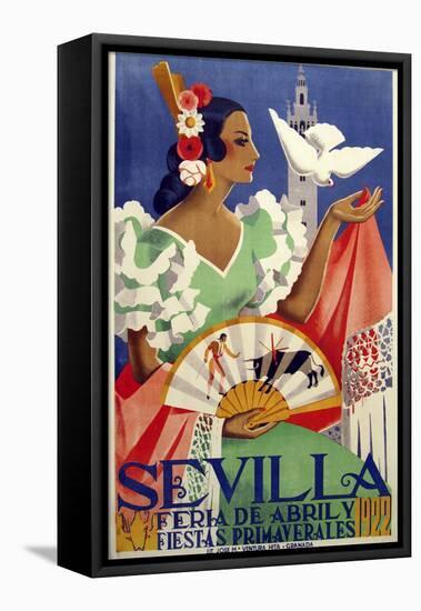 Sevilla 1922-null-Framed Premier Image Canvas