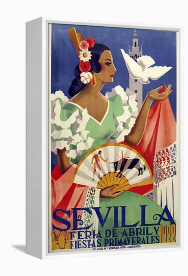 Sevilla 1922-null-Framed Premier Image Canvas