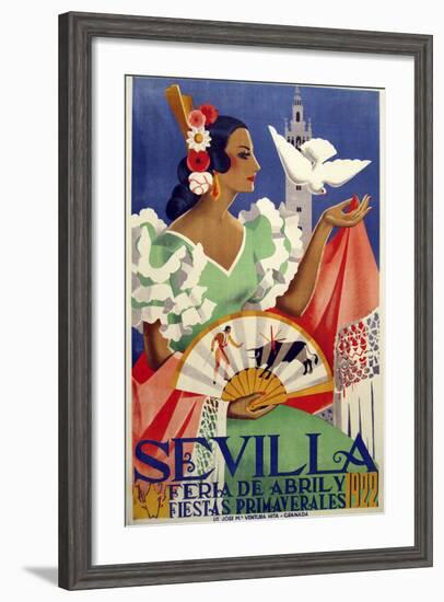 Sevilla 1922-null-Framed Giclee Print