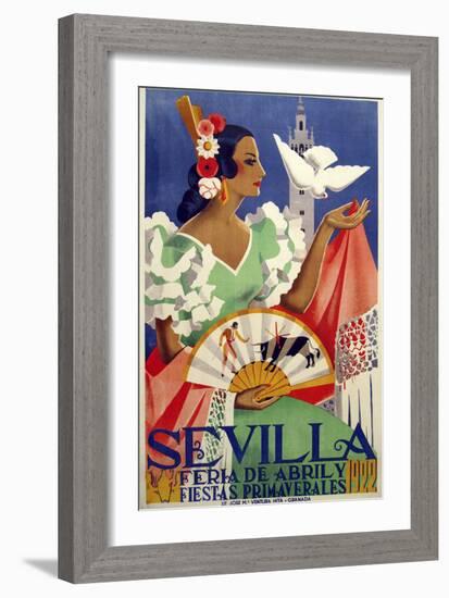 Sevilla 1922-null-Framed Giclee Print