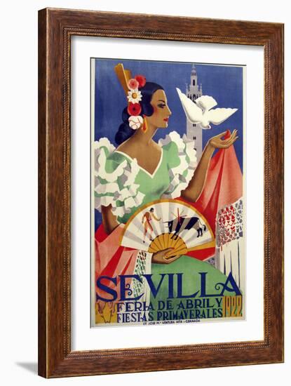 Sevilla 1922-null-Framed Giclee Print