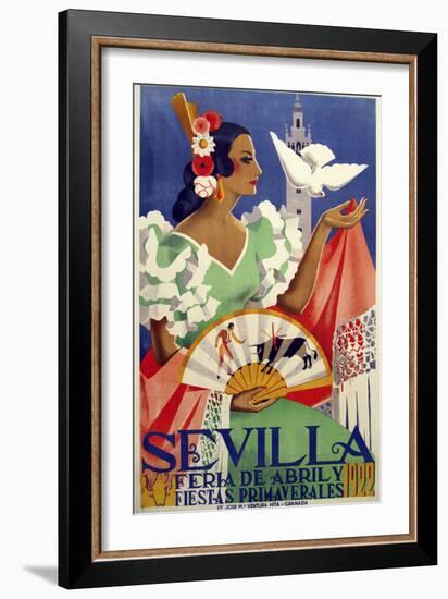 Sevilla 1922-null-Framed Giclee Print