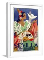 Sevilla 1922-null-Framed Giclee Print