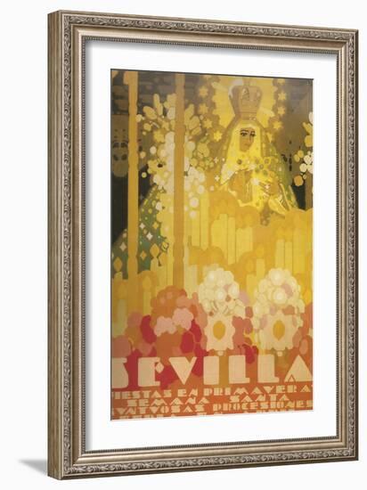 Sevilla Amarillo-null-Framed Giclee Print