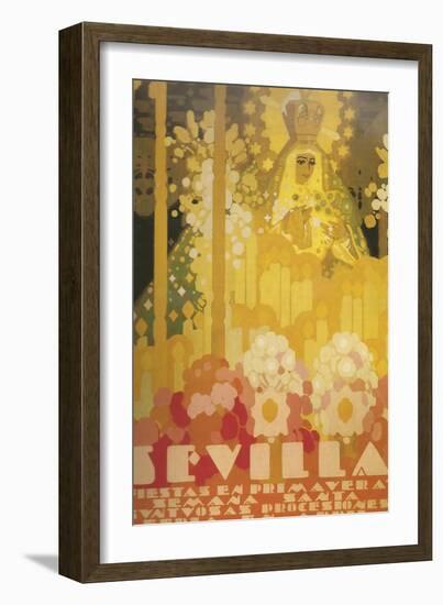 Sevilla Amarillo-null-Framed Giclee Print