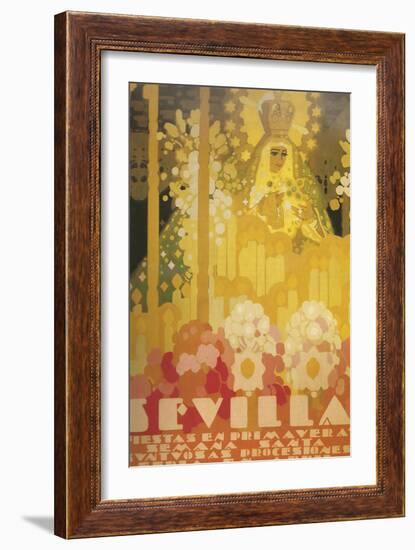 Sevilla Amarillo-null-Framed Giclee Print