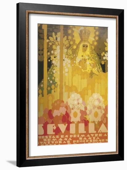 Sevilla Amarillo-null-Framed Giclee Print