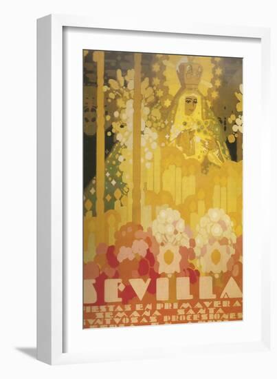 Sevilla Amarillo-null-Framed Giclee Print