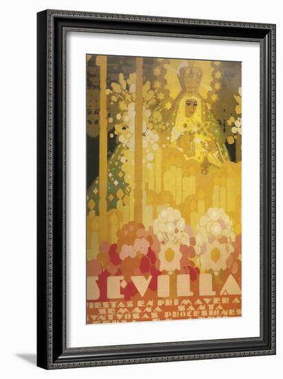 Sevilla Amarillo-null-Framed Giclee Print